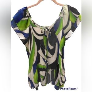 Dressbarn colorful blouse